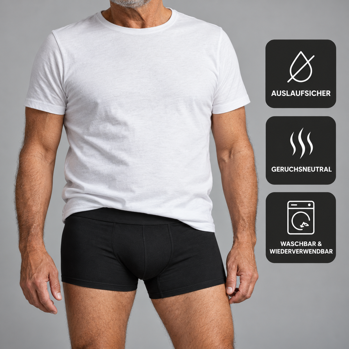 Boxershorts mit extra-starkem Auslaufschutz