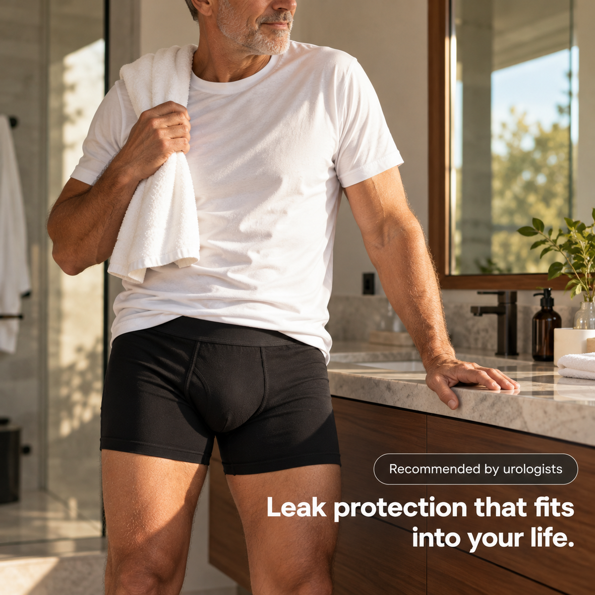 Men’s Ultra Absorbent Washable Incontinence Boxer