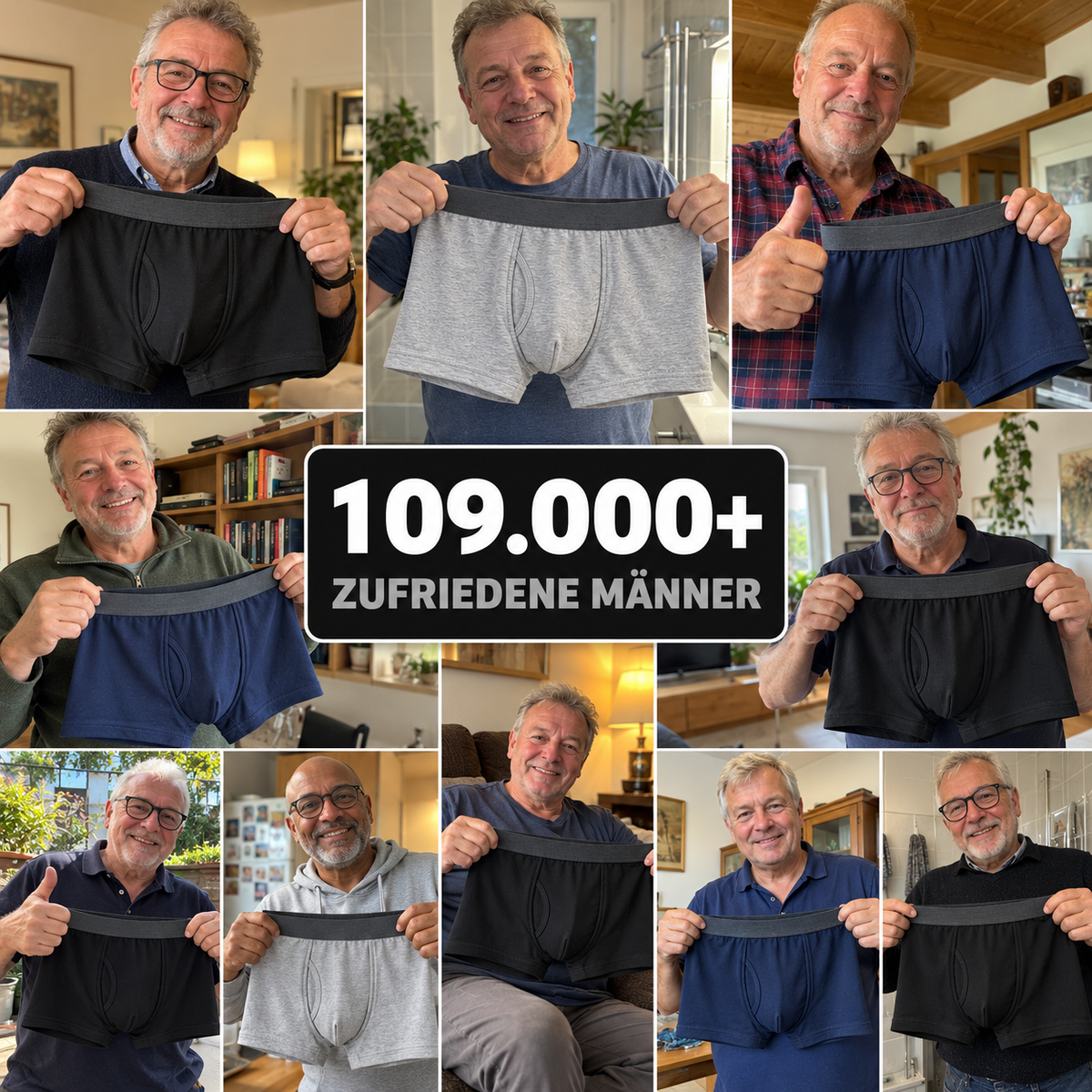 Boxershorts mit extra-starkem Auslaufschutz