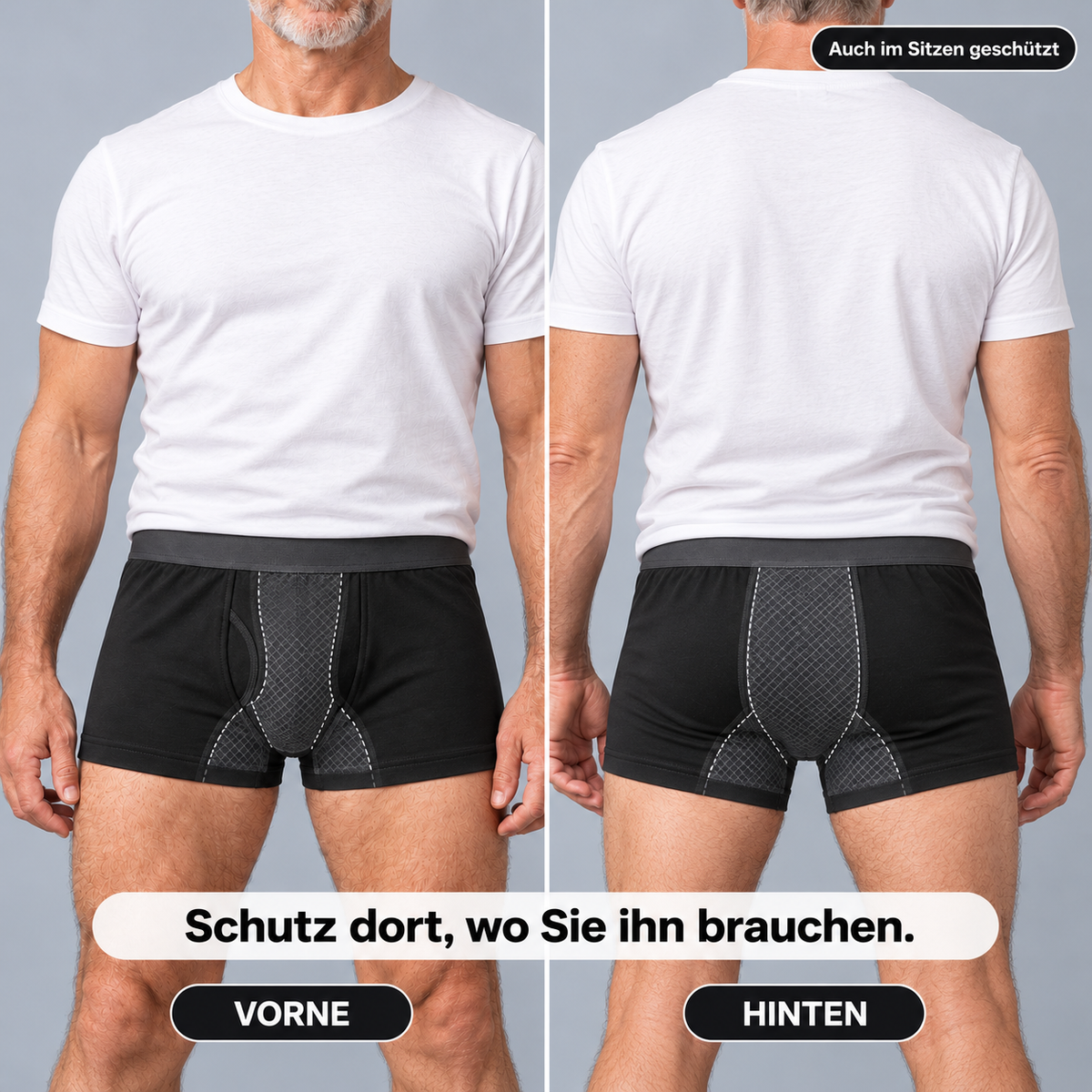 Boxershorts mit extra-starkem Auslaufschutz